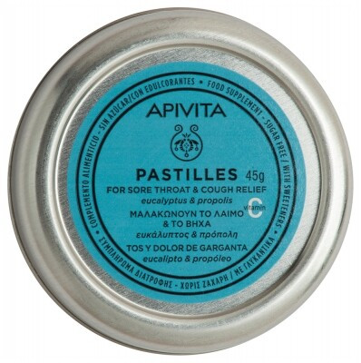 Apivita Torokpasztilla eukaliptusz 45g