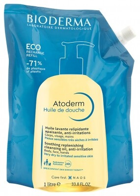 Bioderma Atoderm olajtusfürdő öko-utántöltő 1000ml