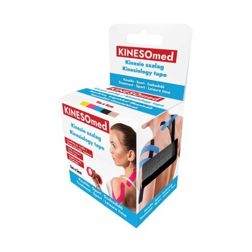 Kinesomed kineziológiai tapasz fekete 5cmx5m
