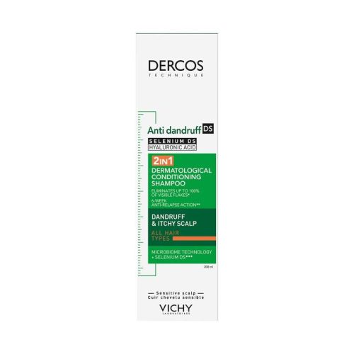 Vichy Dercos 2in1 sampon és balzsam korpa ellen 200ml