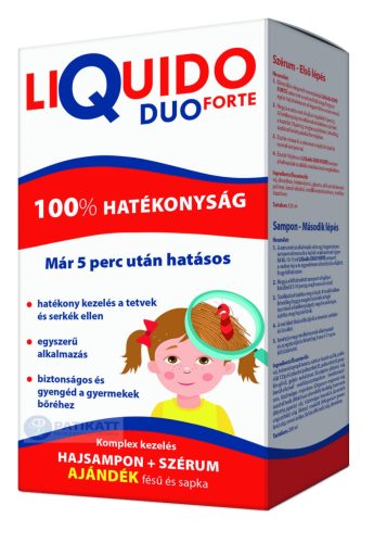 Liquido Duo Forte tetűírtó sampon 200ml + szérum 125ml