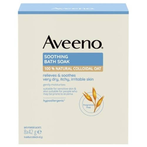 Aveeno bőrnyugtató fürdőpor illatmentes 8x42g
