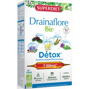 Superdiet Bio Detox méregtelenítő ivóampulla 20x15ml