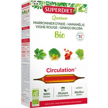 Superdiet Bio Circulation ivóampulla keringésre 20x15ml